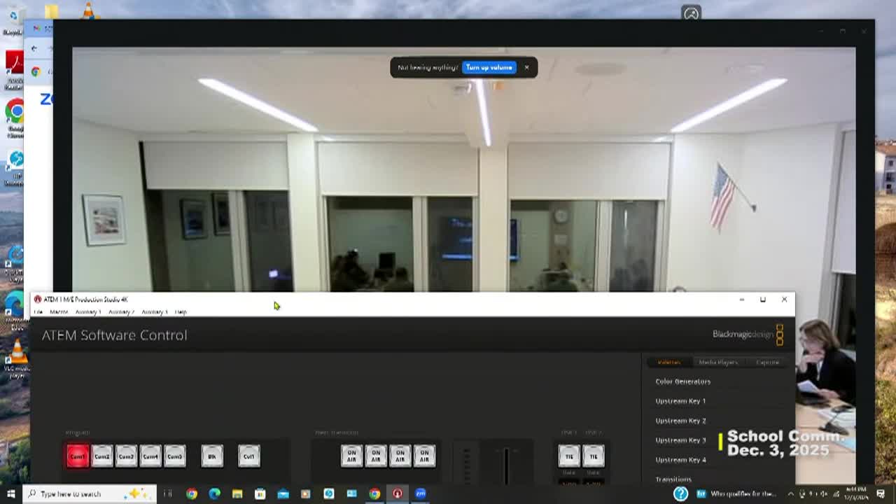 School Committee  -  December 3, 2025