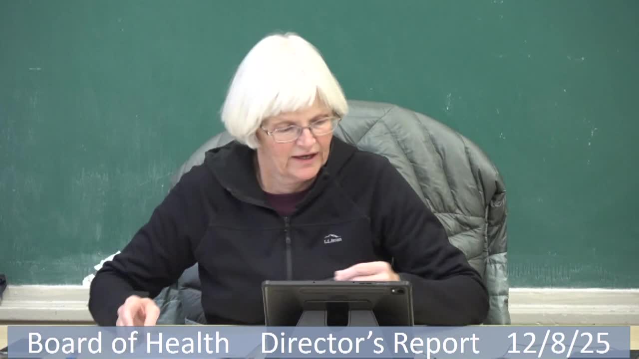 Board of Health 12-8-25
