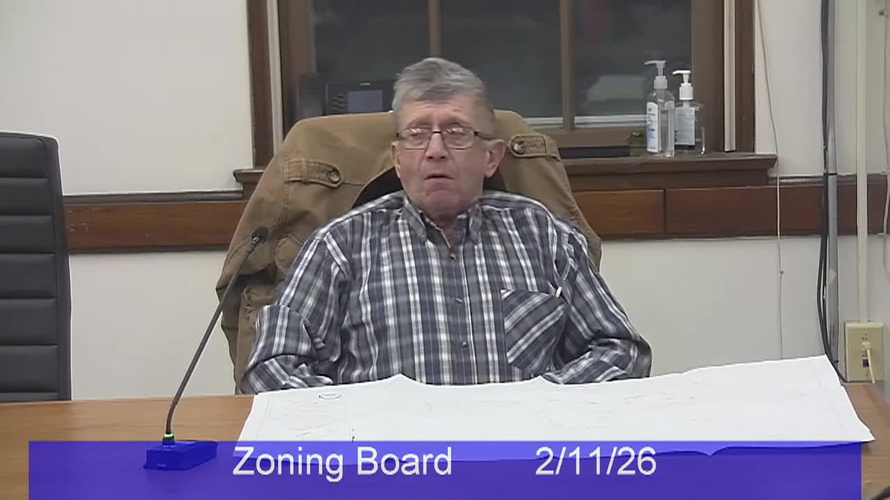Thumbnail image for Zoning Board of Appeals 2-11-26