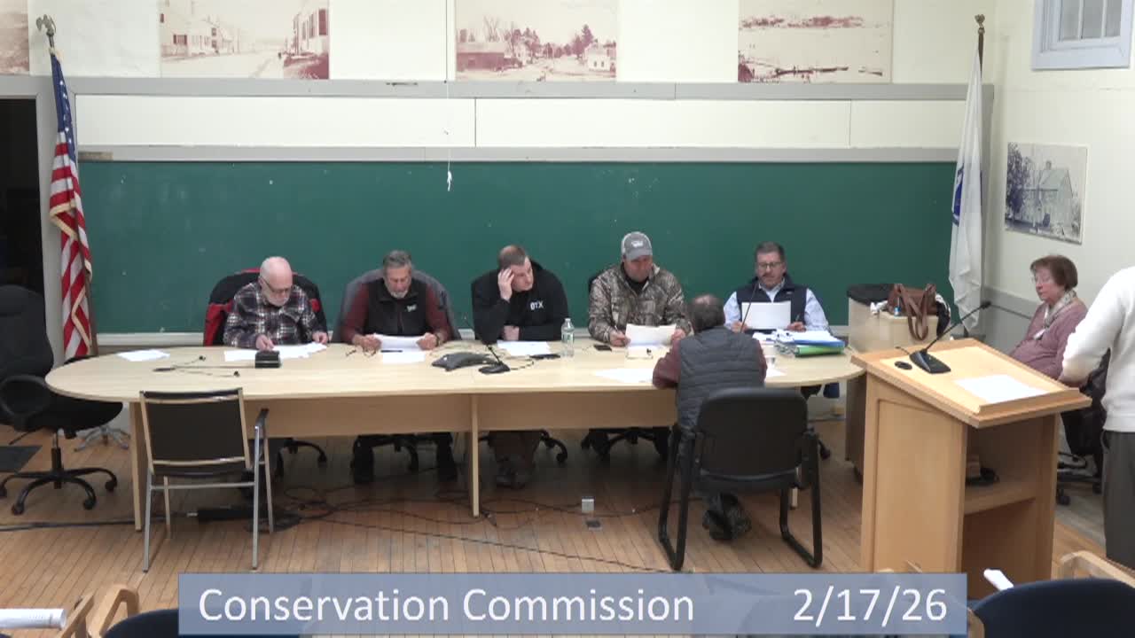 Thumbnail image for Conservation Commission - February 17, 2026