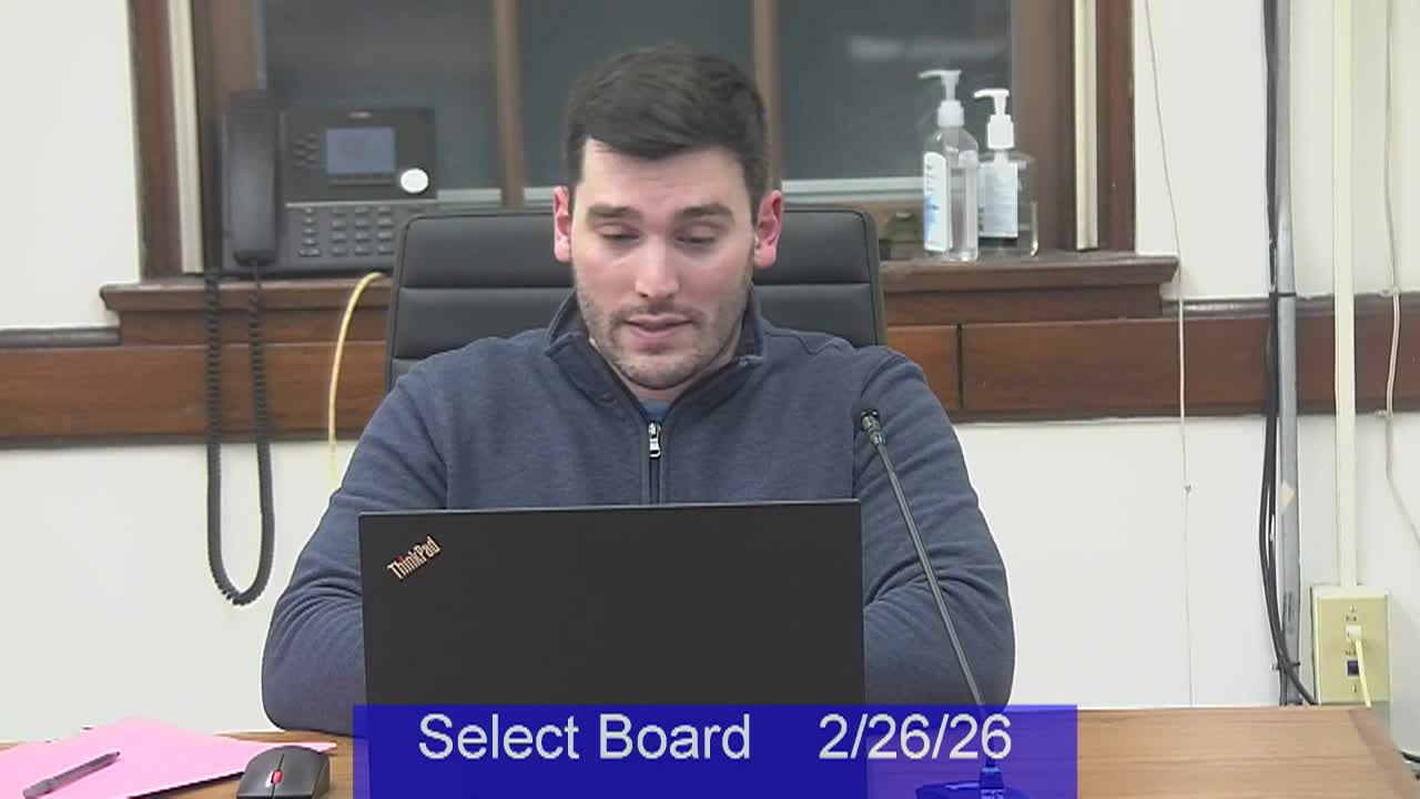 Thumbnail image for Select Board 2-26-26