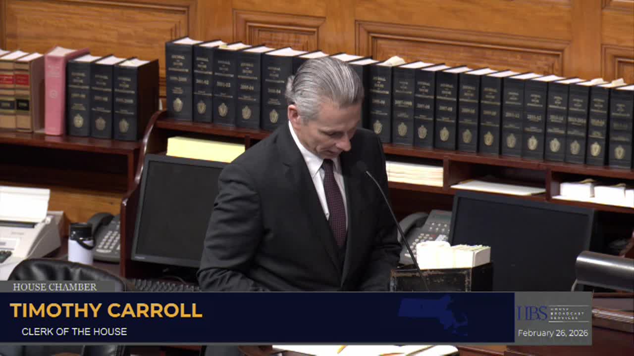 Thumbnail image for MA House  2-26-26 Part 1