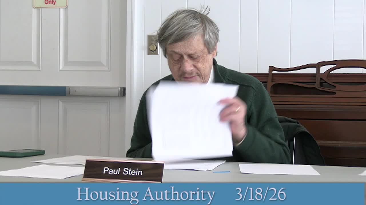 Thumbnail image for Housing Authority 3-18-26
