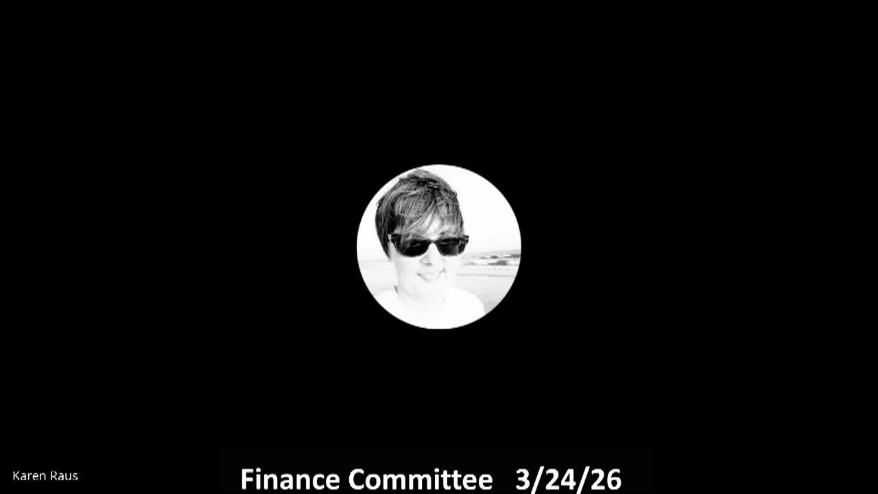 Thumbnail image for Finance Committee 3-24-26
