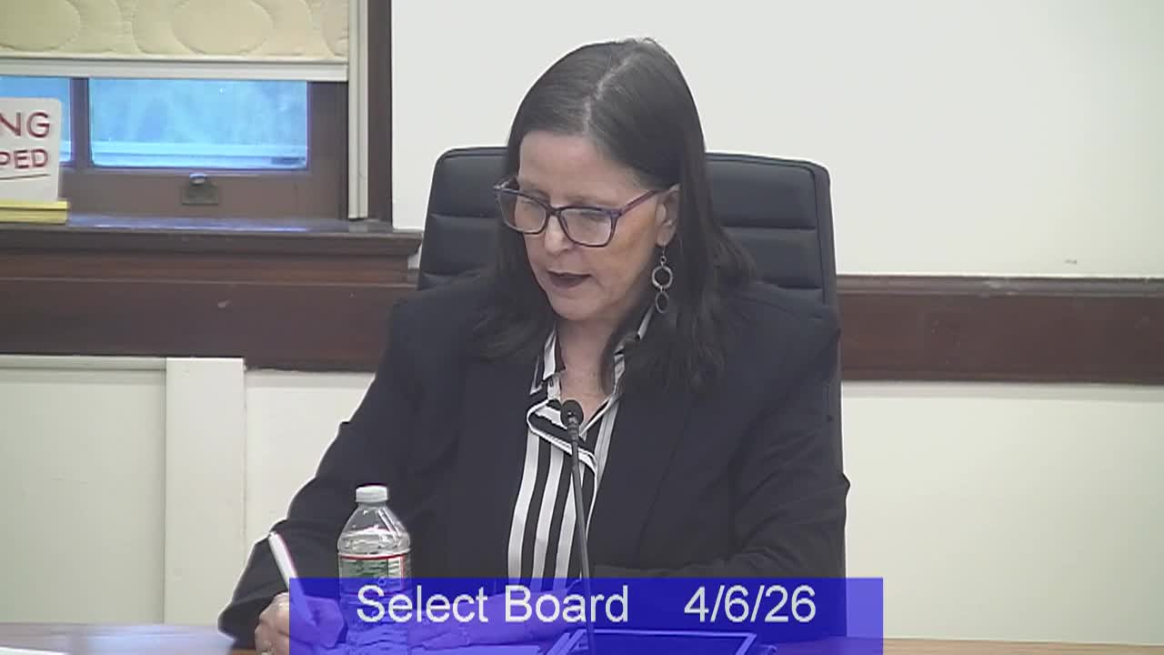 Thumbnail image for Select Board 4-6-26