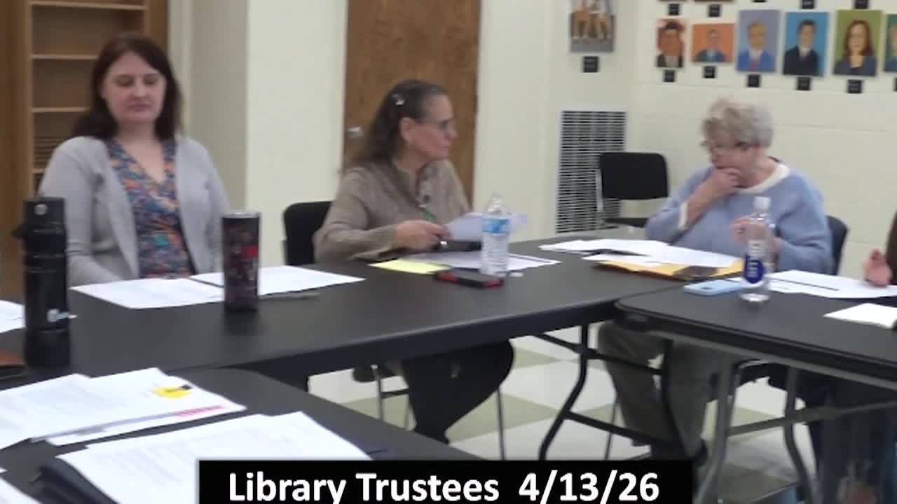 Thumbnail image for Library Trustees 4-13-26