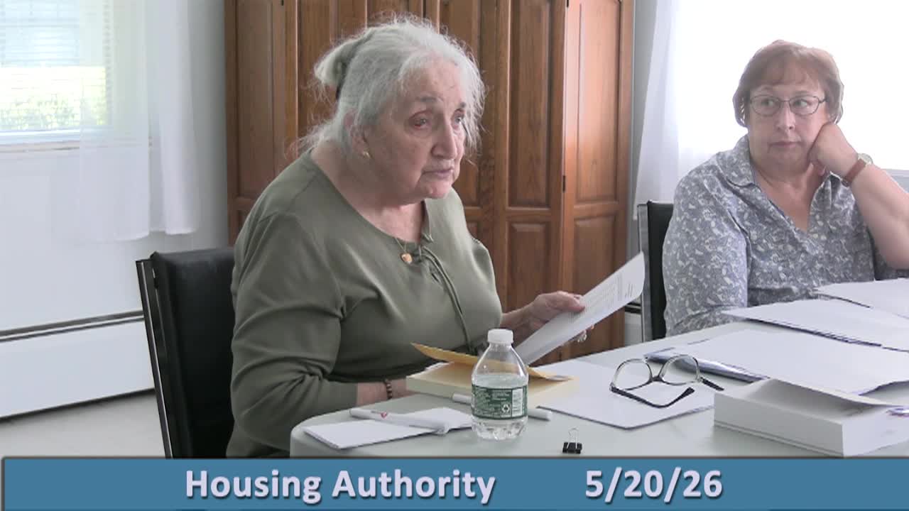 Thumbnail image for Housing Authority 5-20-26